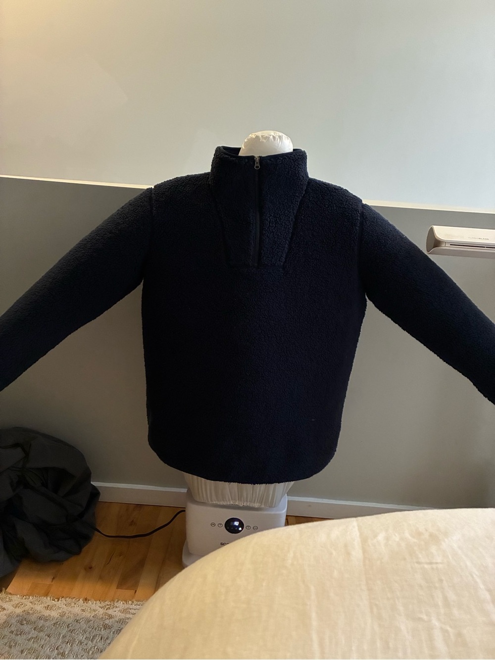 NWT Eddie Bauer High Route Sherpa Fleece Half Zip Men’s Tall XL Navy
